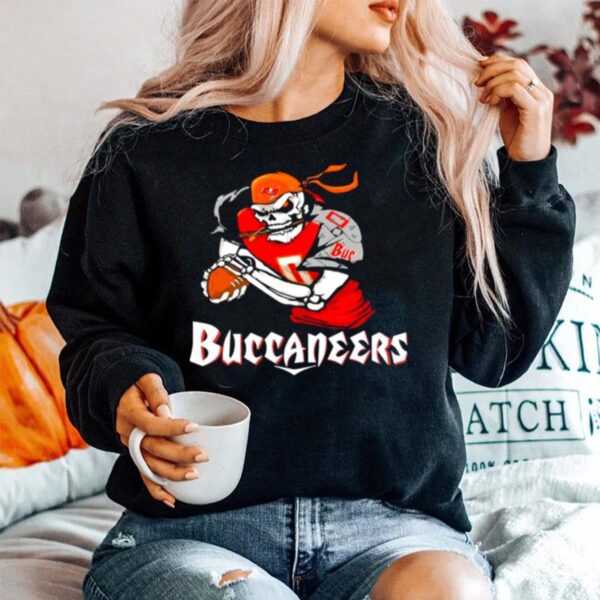 Skeleton Playing Rugby Buccaneers Sweater