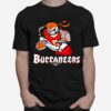 Skeleton Playing Rugby Buccaneers T-Shirt