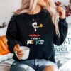 Skeleton Playing Trumpet Viva Mexico Day Of The Dead Sweater