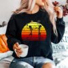 Skeleton Playing Volleyball Halloween Vintage Sweater