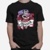 Skeleton Poison Band Roses T-Shirt