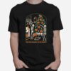 Skeleton Pumpkin Skull Tis The Season To Be Creepy T-Shirt