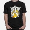 Skeleton Rib Cage Filled With Tacos T-Shirt