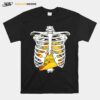 Skeleton Rib Cage Filled With Tacos T-Shirt