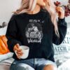 Skeleton Riding Motorcycle See You In Valhalla Sweater