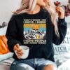 Skeleton Thats What I Do I Drive I Drink I Hate People And I Know Things Vintage Sweater