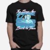 Skeleton The Boys Are Back In Town Car T-Shirt