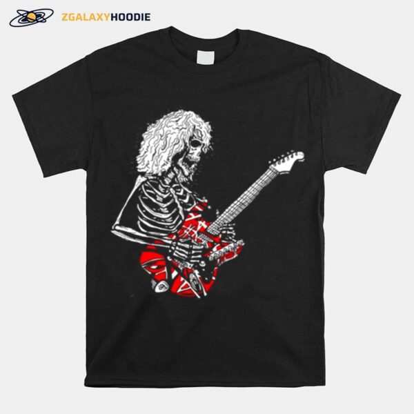 Skeleton Van Halen Guitarist Eddie Van Halen T-Shirt