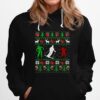 Skiing Coffee Ugly Christmas Hoodie