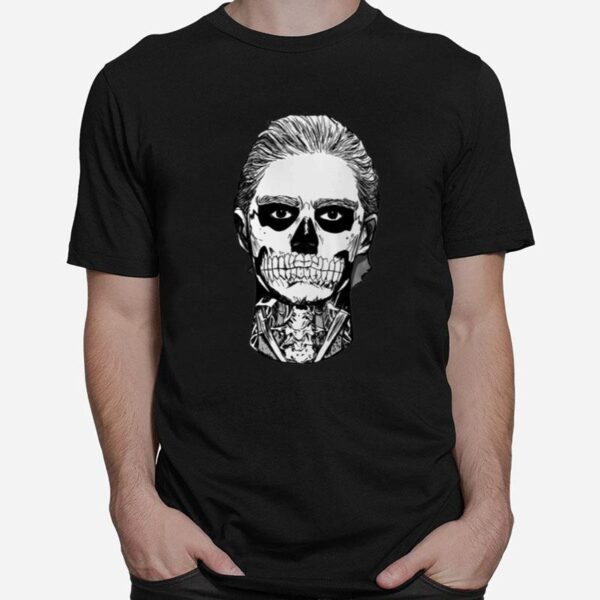 Skull Boy Halloween Artwork Zombie T-Shirt