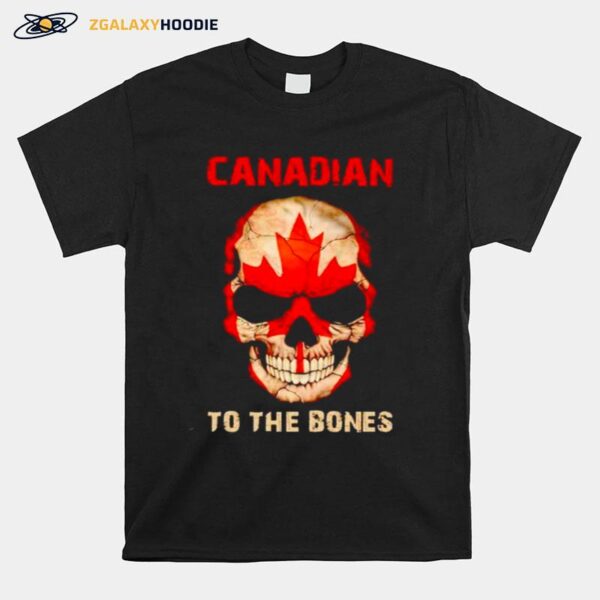 Skull Canadian To The Bones T-Shirt