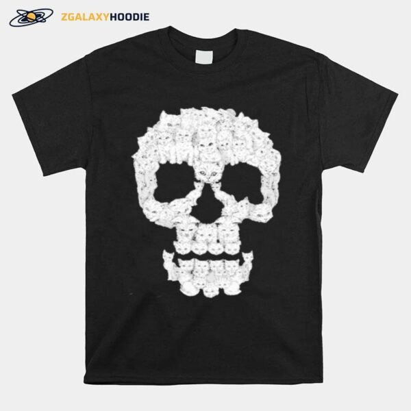 Skull Cat Beautiful T-Shirt