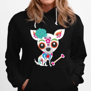 Skull Chihuahua Day Of The Dead Hoodie