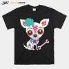 Skull Chihuahua Day Of The Dead T-Shirt