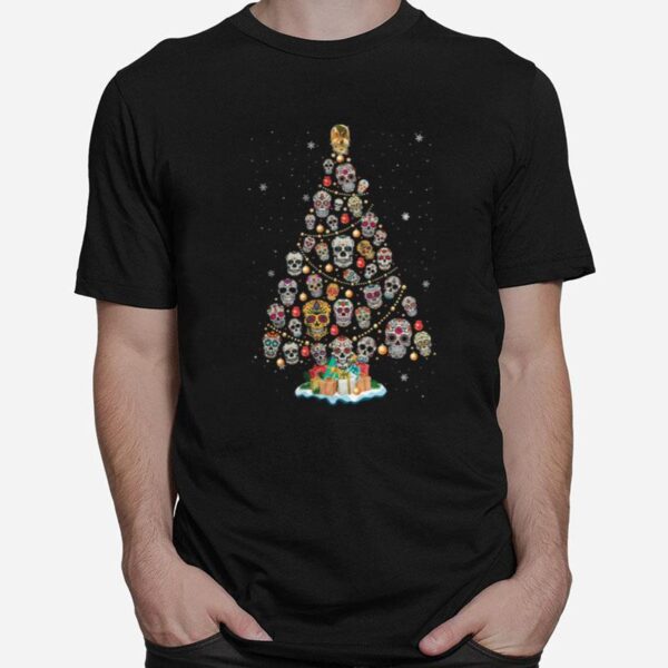 Skull Christmas Tree T-Shirt