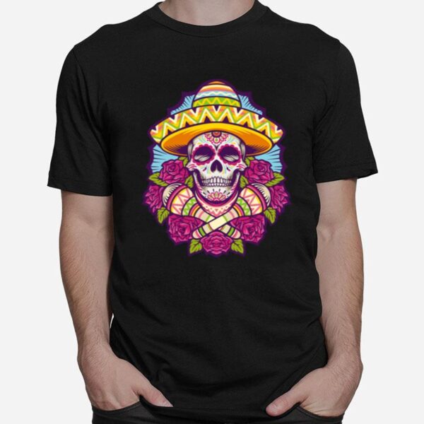 Skull Cindo Mayo Mexican Holiday T-Shirt