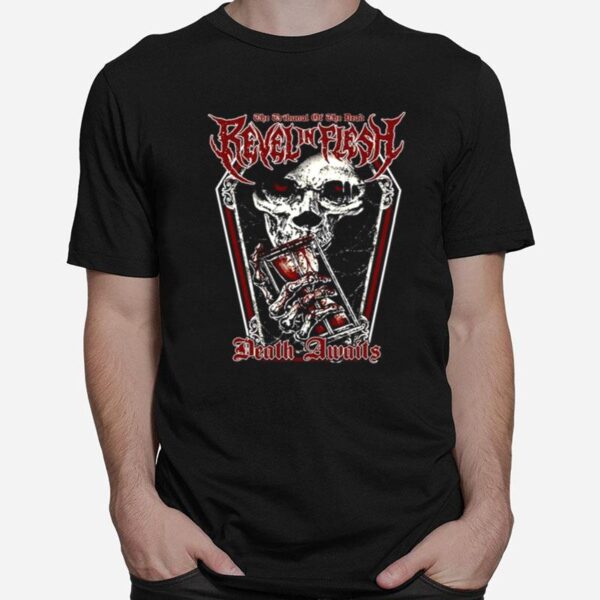 Skull Coffin Revel In Flesh Band T-Shirt