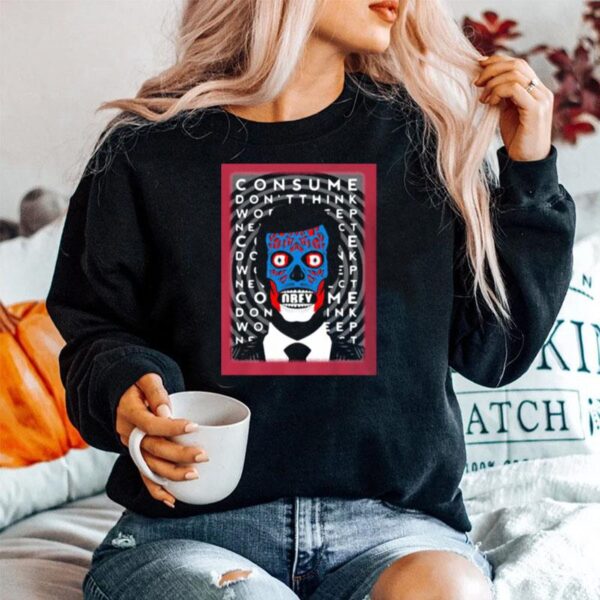 Skull Consume Dont Think Sweater