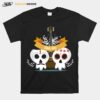 Skull Couple Guitar Day Of The Dead T-Shirt