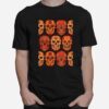 Skull Day Of The Dead Muertos Mexican Holiday T-Shirt