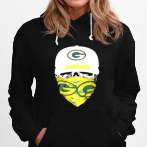 Skull Face Mask Green Bay Packers Hoodie