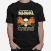 Skull Fate Whispers To The Bnsf Railroader You Cannot Withstand The Storm And The Railroad Back I Am The Storm T-Shirt