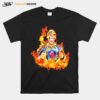 Skull Fire With Scania Logo T-Shirt