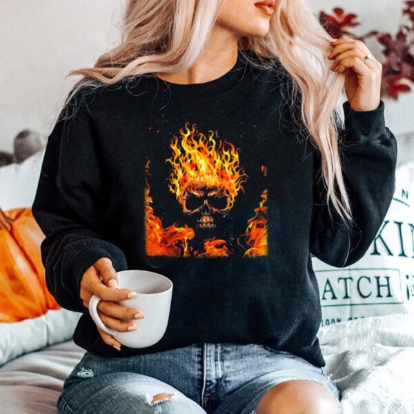 Skull Fire Sweater