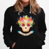 Skull Flower Dia De Los Muertos Hoodie