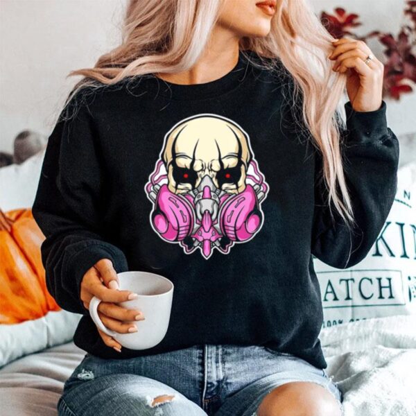 Skull Gas Mask Awesome Graphic Sweater