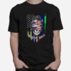 Skull Girl Back The Brave T-Shirt