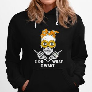 Skull Green Bay Packers I Do What I Want Hoodie