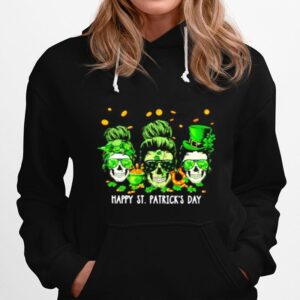 Skull Happy St Patricks Day Hoodie