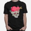 Skull Heart Day Of Dead Dia De Muertos T-Shirt