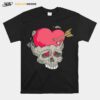 Skull Heart Day Of Dead Dia De Muertos T-Shirt