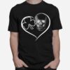 Skull Heart St Patricks Day T-Shirt