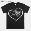 Skull Heart St Patricks Day T-Shirt