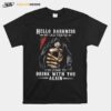 Skull Hello Darkness My Old Friend Ive Come To Drink With You Again T-Shirt