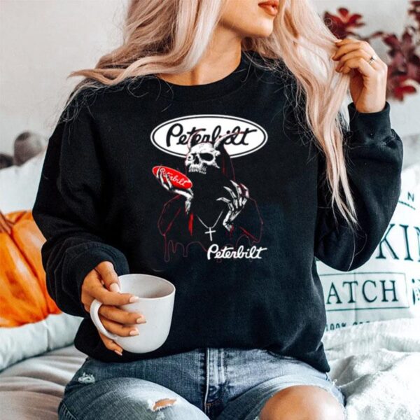 Skull Hold Peterbilt Logo Sweater