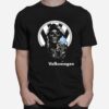 Skull Holding Volkswagen Logo T-Shirt