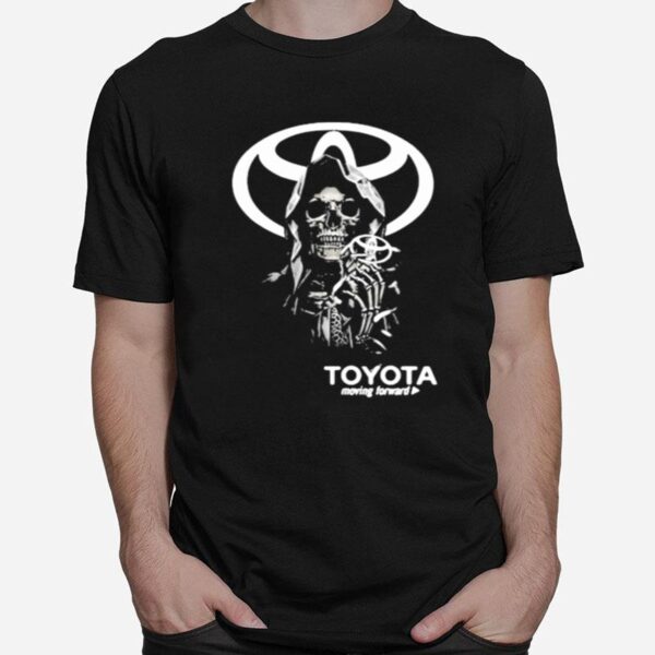 Skull Hug Toyota Moving Forward Logo T-Shirt