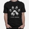 Skull I Hate People T-Shirt