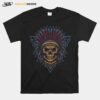 Skull Indian Triangle Day Of The Dead Vintage T-Shirt