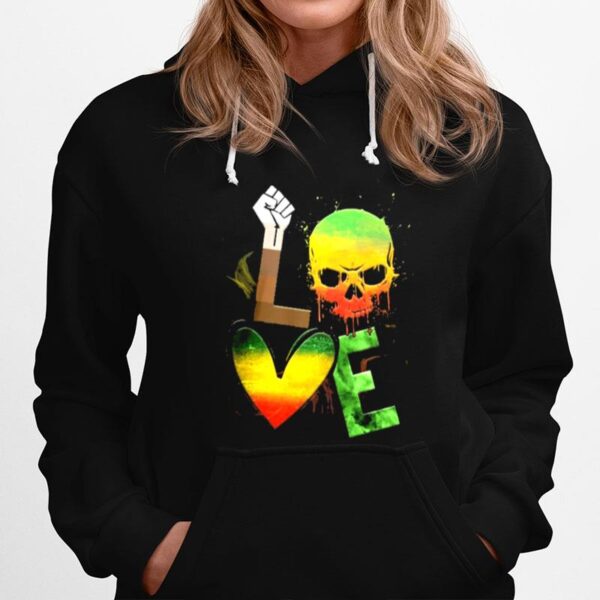 Skull Juneteenth Love Hoodie