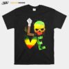 Skull Juneteenth Love T-Shirt