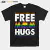 Skull Lgbt Free Mom Hugs T-Shirt