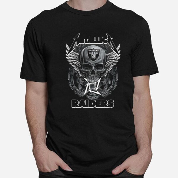 Skull Metallic Raiders T-Shirt