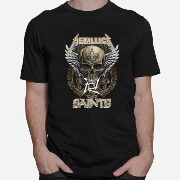 Skull Metallic Saints T-Shirt