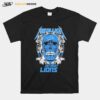 Skull Metallica Detroit Lions T-Shirt