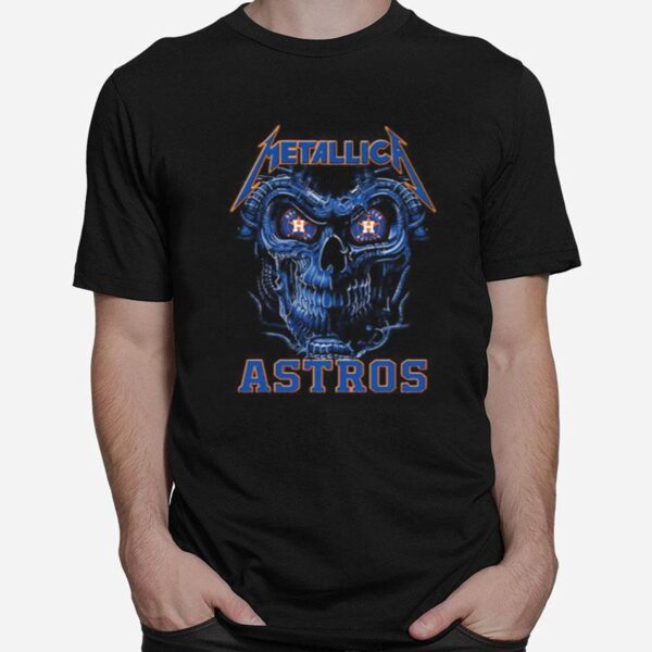 Skull Metallica Houston Astros T-Shirt